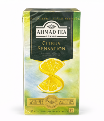 Ahmad Tea Citrus Sensation Flavoured Black Tea 25 Bags