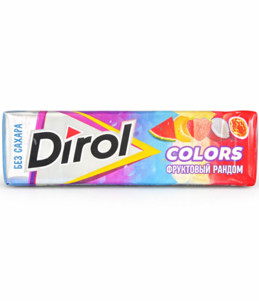 Dirol Colors Sugar-Free Chewing Gum – Mixed Fruit