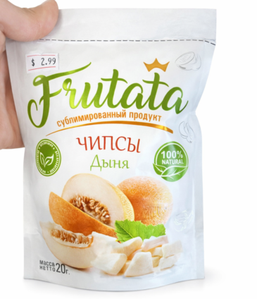Frutato Freeze-Dried Melon Chips 20g