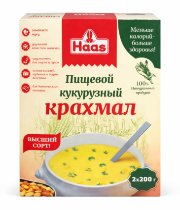 Haas Corn Starch (Food Grade) – 400g (2×200g)