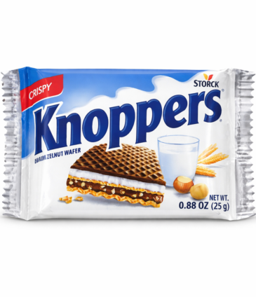 Knoppers Crispy Hazelnut Wafer 25g