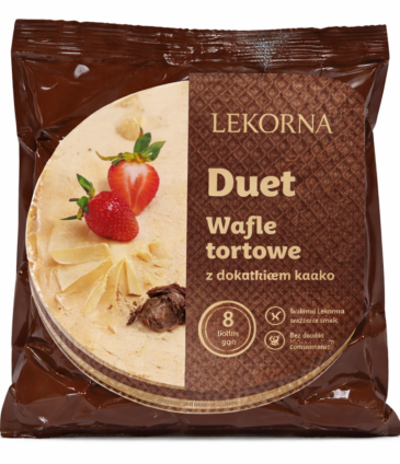 Lekorna Duet Cocoa Cake Wafer Sheets 90g