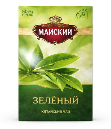 Maiskiy Green Chinese Tea – 25 Tea Bags (50g)