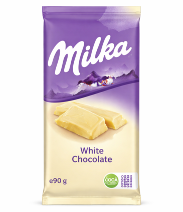 Milka White Chocolate Bar – 90g