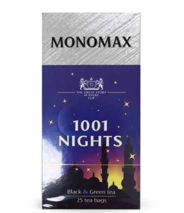 Monomax 1001 Nights Black & Green Tea – 25 Tea Bags