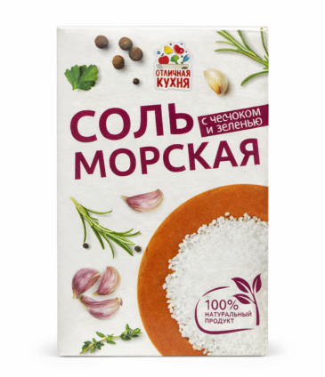Otlichnaya Kukhnya Sea Salt with Garlic & Herbs