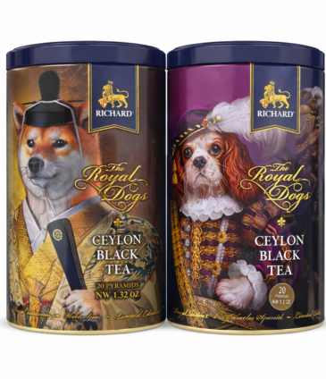 Richard The Royal Dogs Ceylon Black Tea (20 Pyramids)