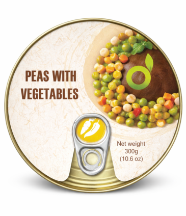 Peas with Vegetables (Canned)