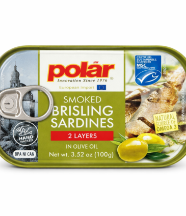 Polar Smoked Brisling Sardines in Olive Oil
