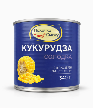 Polychka Smaku Sweet Corn, Canned – 340g