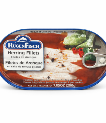 RügenFisch Herring Fillets in Hot Tomato Sauce