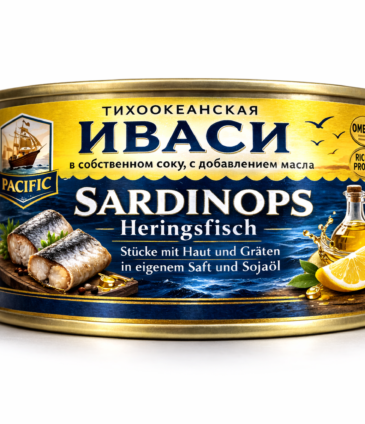 Sardinops Heringsfisch (Iwashi) in Own Juice with Soy Oil