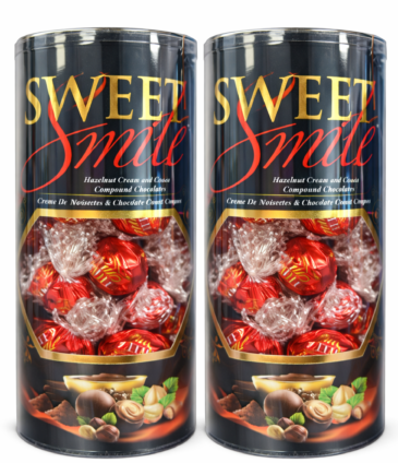 Sweet Smile Hazelnut Cream Filled Chocolates Gift Tube
