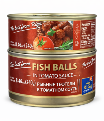 The Best from Riga – Fish Balls in Tomato Sauce (240g)